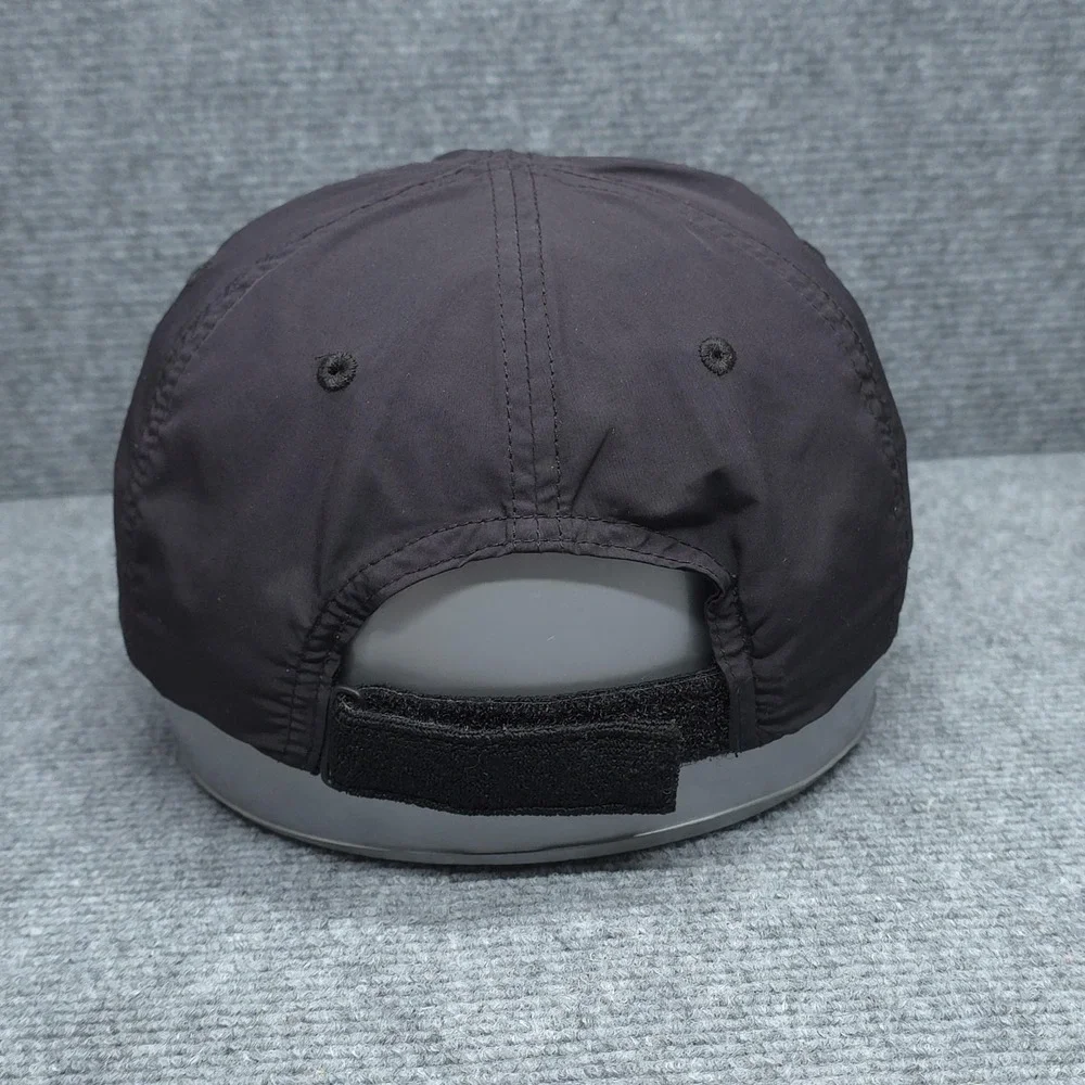 Nike Hat Cap Strap Back Black Dri Fit Center Swoosh Run Hike Pickleball Golf Men